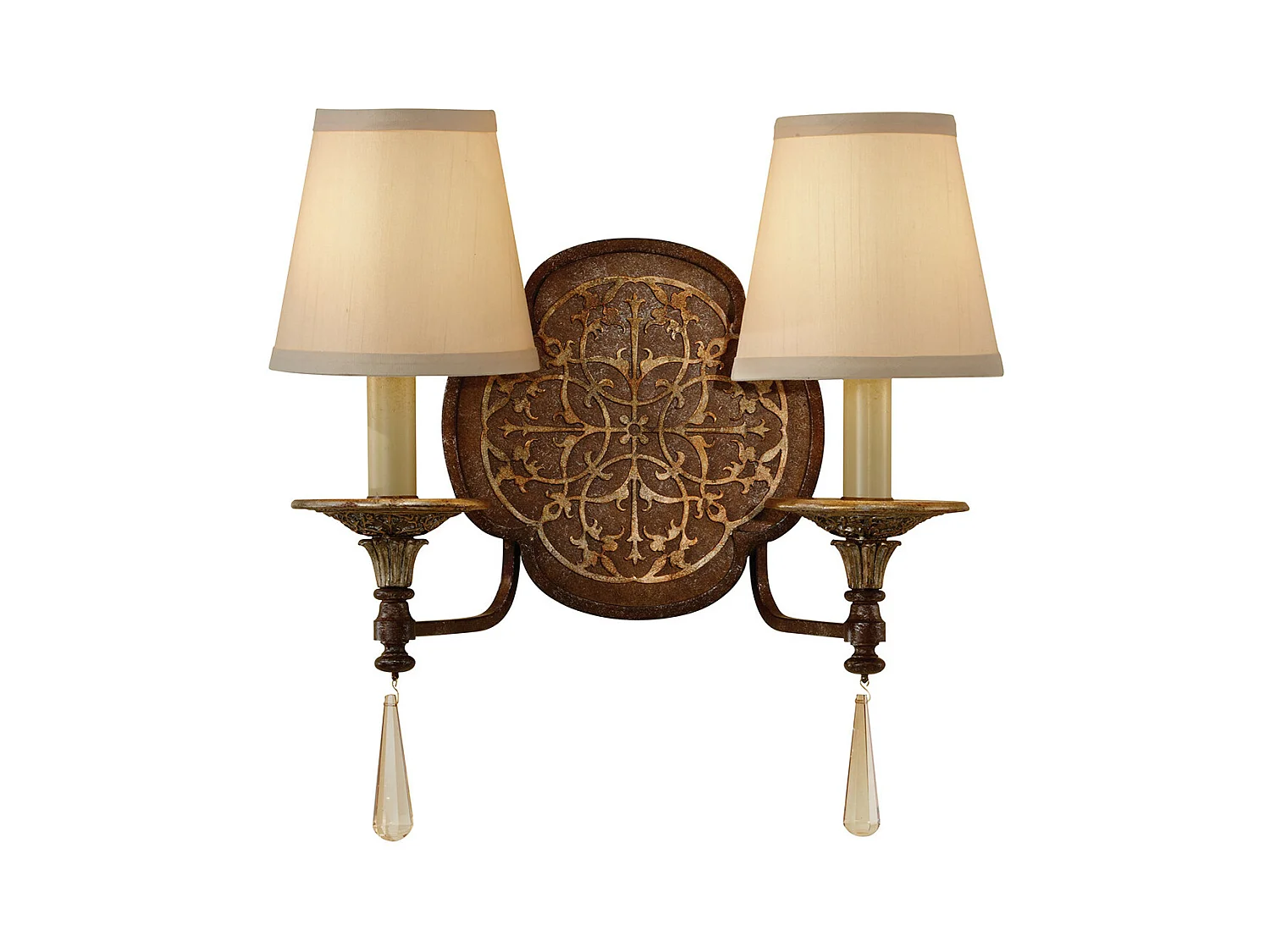 Elstead Marcella - 2 licht Indoor Candle Wandleuchte British Bronze, E14