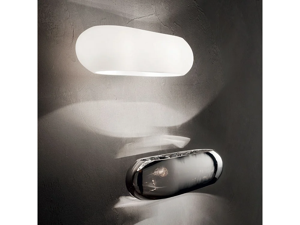 Ideal Lux Moris - 2 Licht Innenwandleuchte Weiß, G9