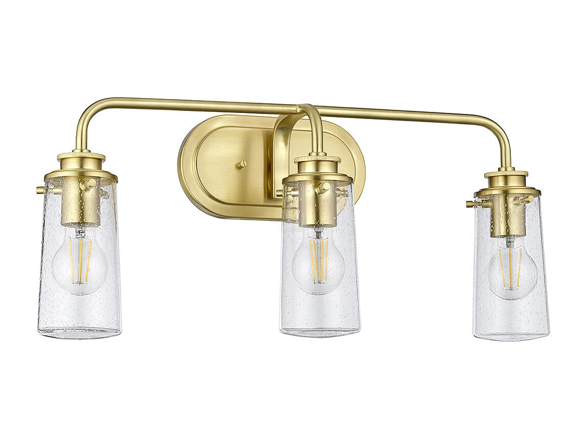 Braelyn Kichler 3 licht Wandleuchte Messing gebürstet IP44