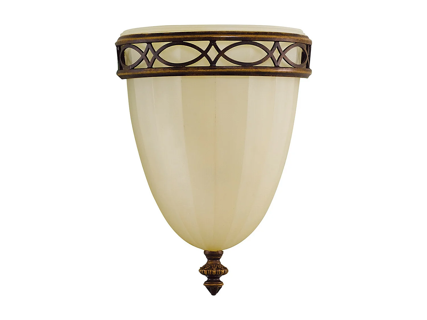 Elstead Drawing Room 1 Lätt inomhusvägg Uplighters Valnöt, E27