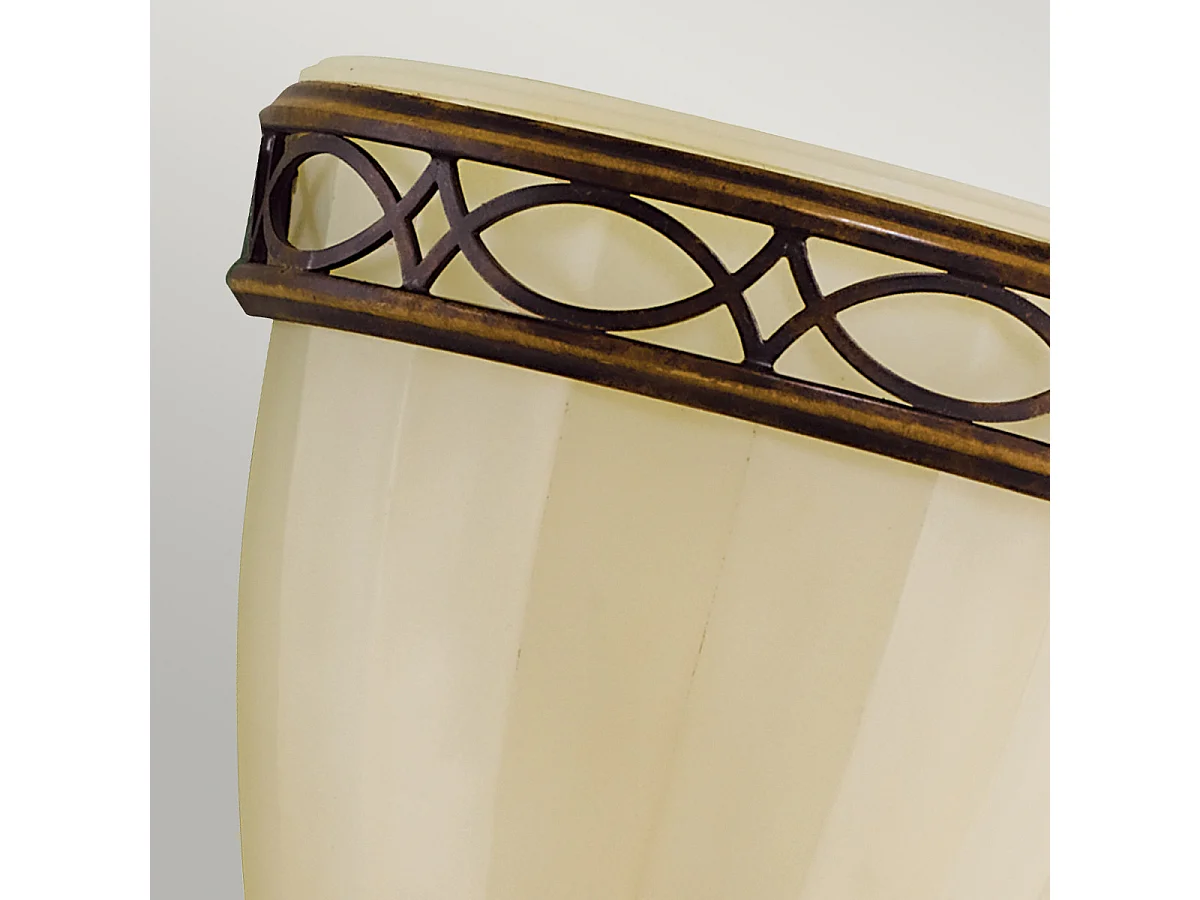 Elstead Drawing Room 1 Lätt inomhusvägg Uplighters Valnöt, E27