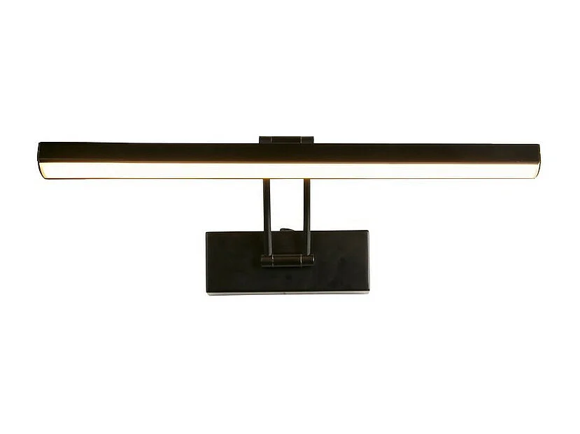 Searchlight Rhodes Lámpara para cuadros de 40 cm, metal negro