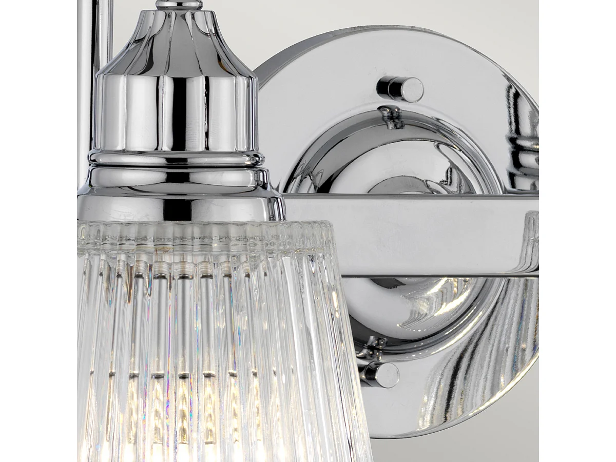 Addison 2-flammige Wandleuchte Chrom poliert IP44