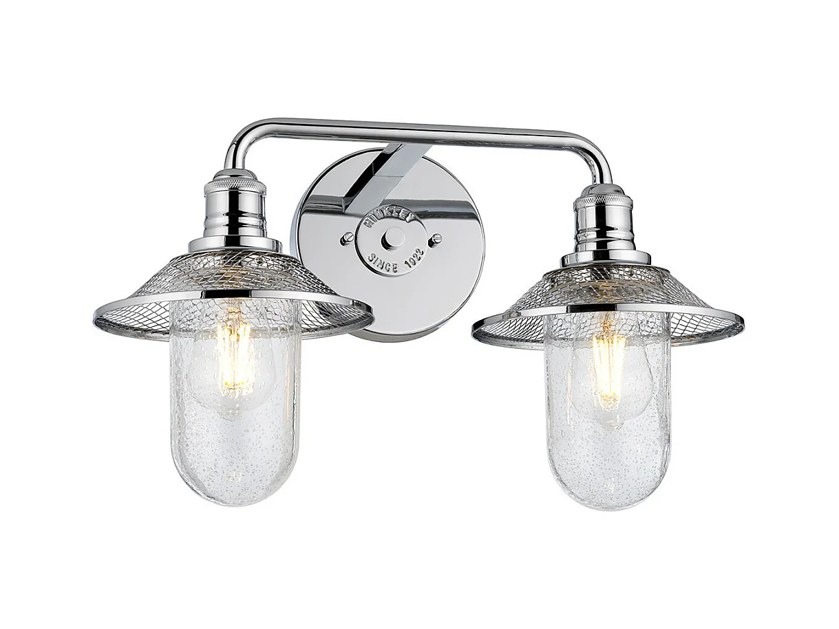 Rigby Applique Hinkley 2 Lumières Chrome Poli IP44
