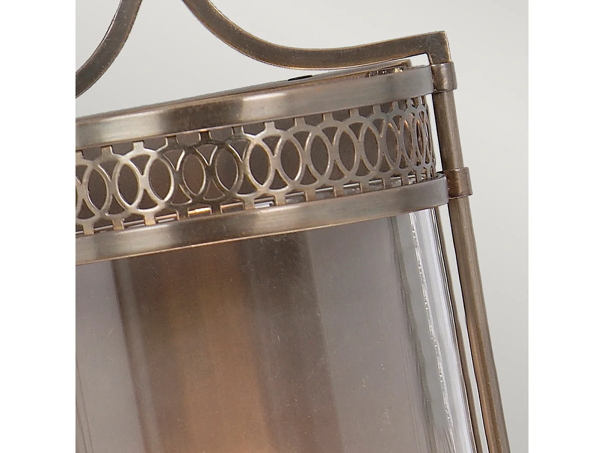 Elstead Guildhall 1 ljus inomhusljus väggljus mörk brons, E14