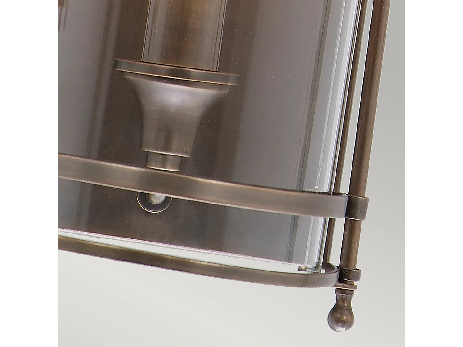 Elstead Guildhall 1 ljus inomhusljus väggljus mörk brons, E14