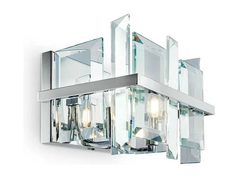 Maytoni Cerezo Lámpara de pared moderna Cerezo de 2 luces cromada