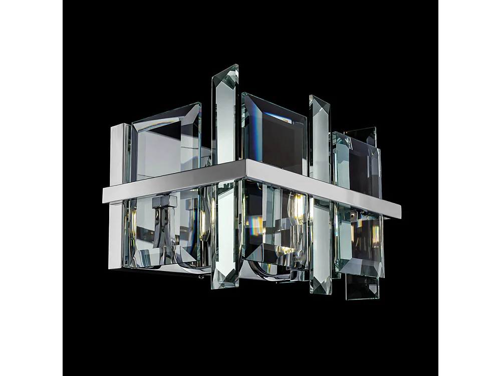 Maytoni Cerezo Lámpara de pared moderna Cerezo de 2 luces cromada