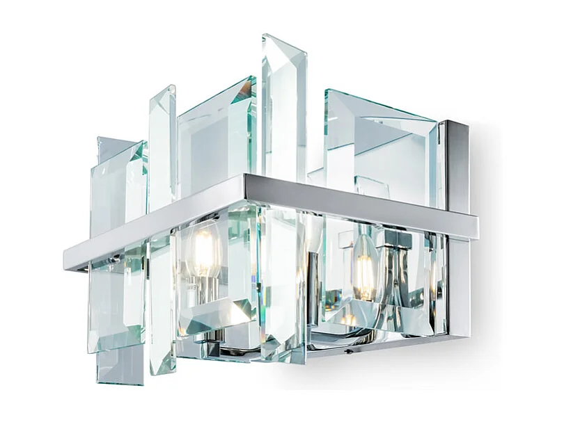 Maytoni Cerezo Lámpara de pared moderna Cerezo de 2 luces cromada