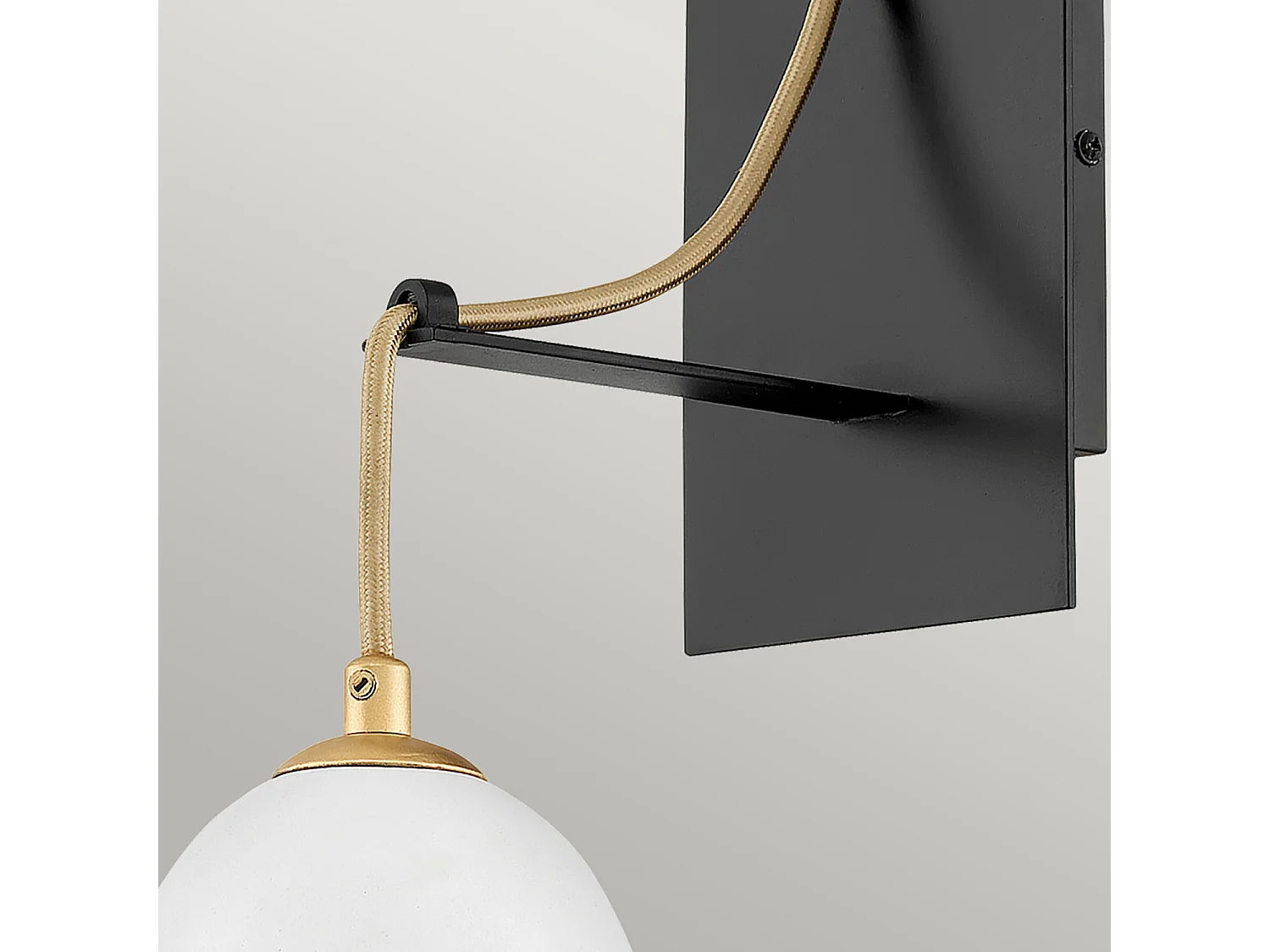 Lámpara de pared contemporánea de acero 1 luz E14 Nula