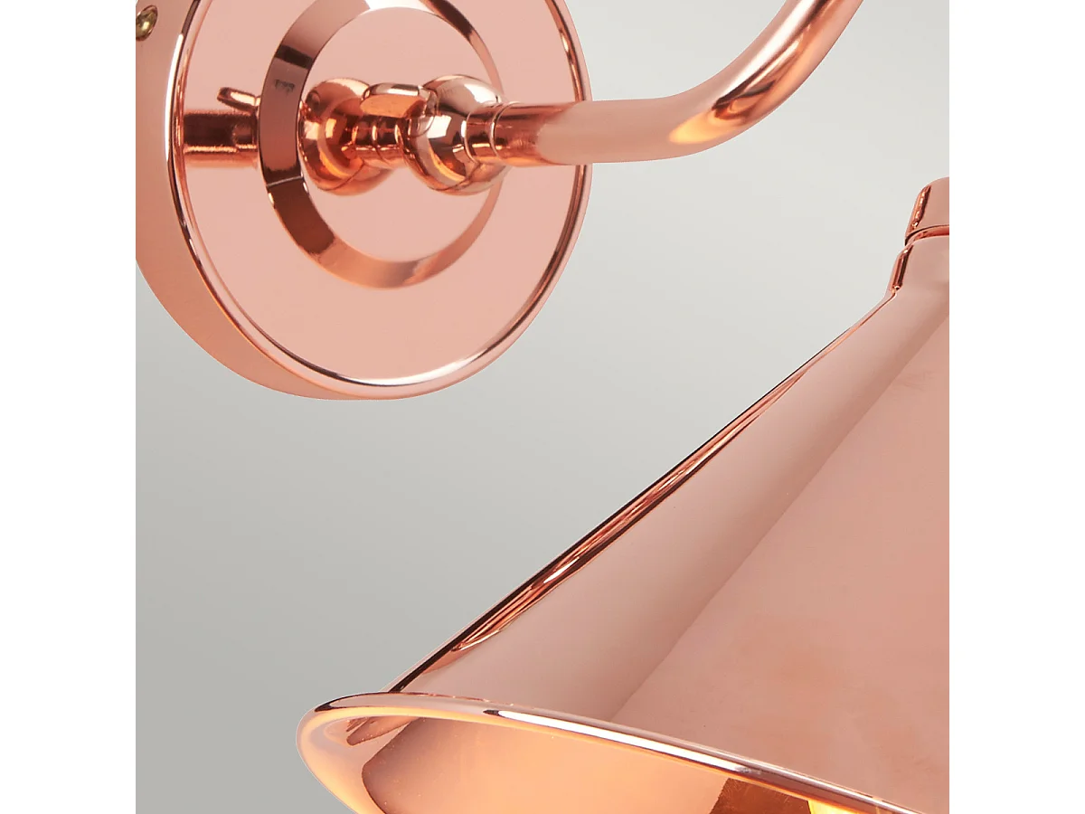 Elstead Provence - Applique da interno 1 luce Rame Lucido, attacco E27