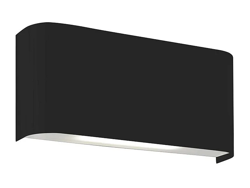 Searchlicht Match Box Wandleuchte LED 2 Licht 10W Schwarz Up/Abwärtsstrahler 3000K