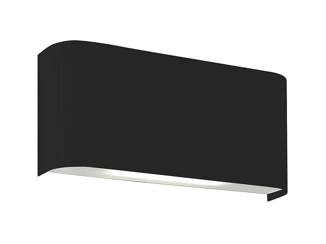 Searchlicht Match Box Wandleuchte LED 2 Licht 10W Schwarz Up/Abwärtsstrahler 3000K