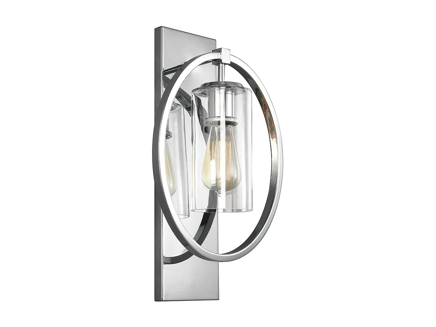 Elstead Marlena Applique murale à 1 lumière, chrome poli, E27