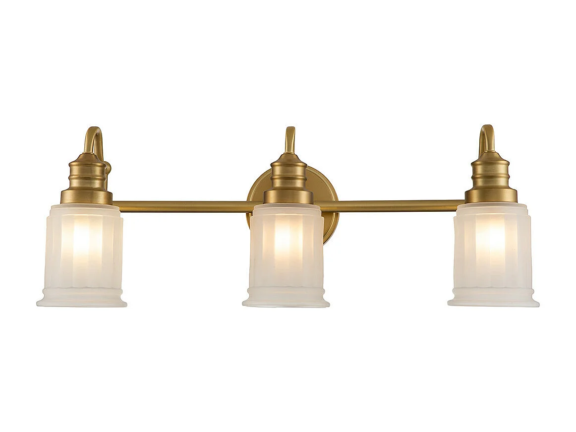 Elstead Quoizel Swell Lampada da parete in ottone spazzolato, IP44