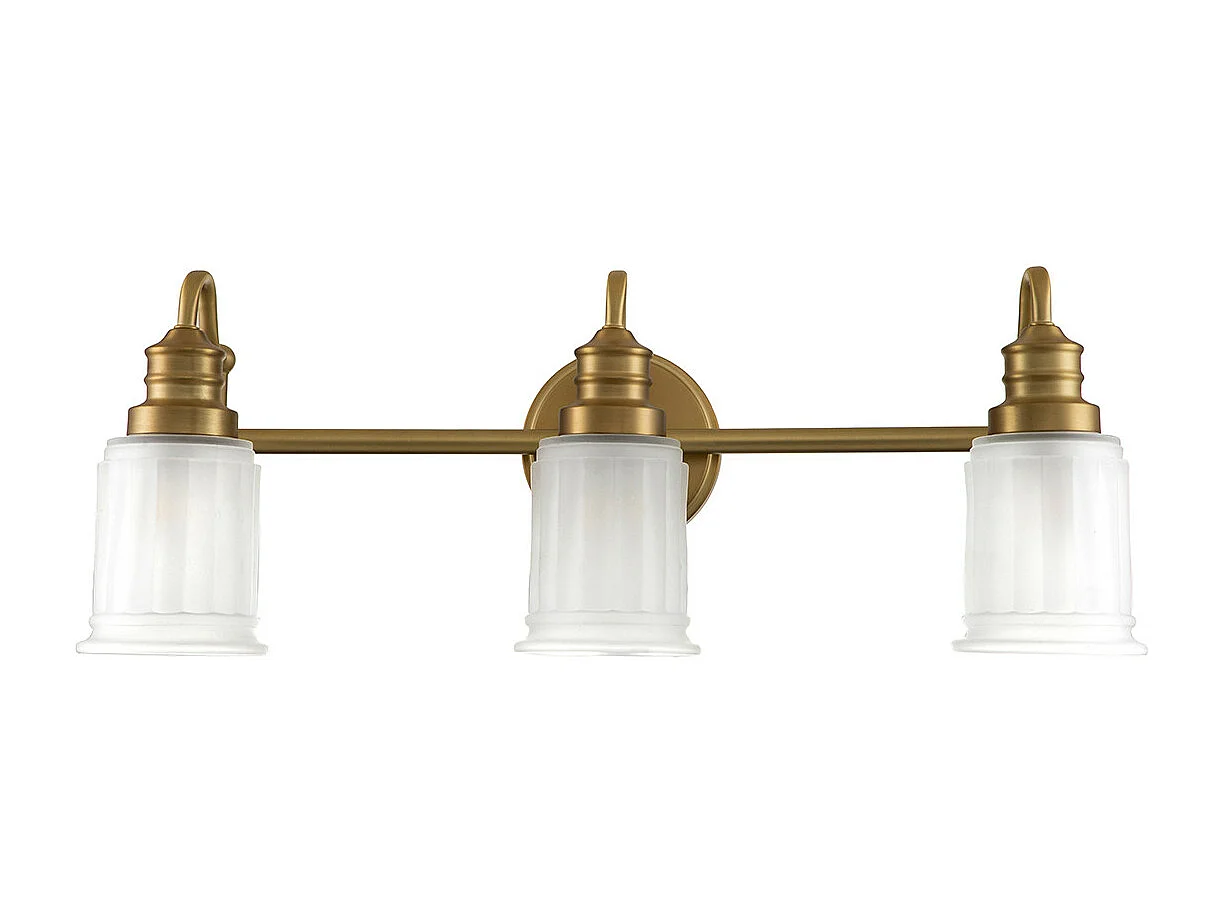 Elstead Quoizel Swell Lampada da parete in ottone spazzolato, IP44