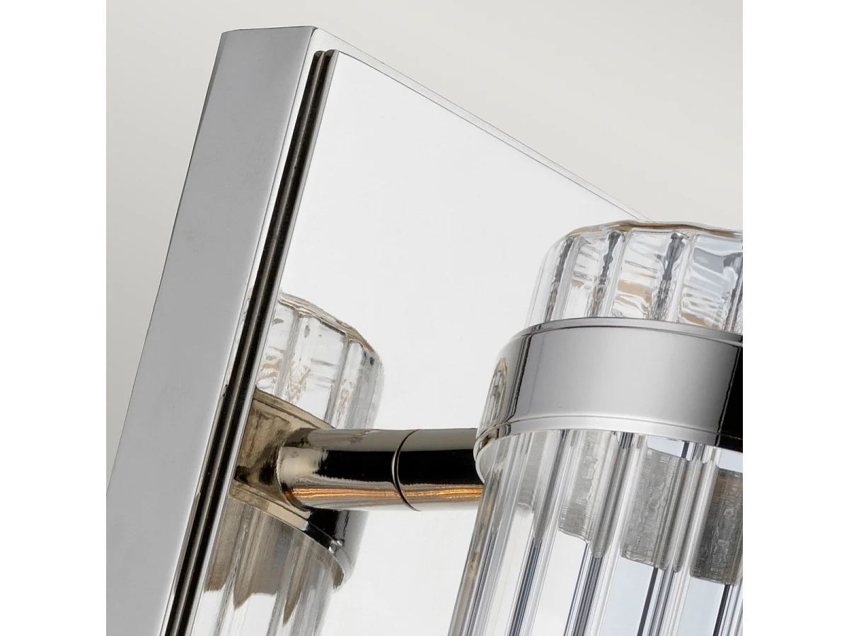 Wellington 1 licht Wandleuchte Chrom poliert IP44