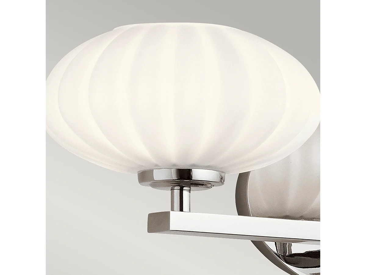 Elstead Kichler Pim Lampada da parete per bagno Cromo lucido, 3000K, IP44