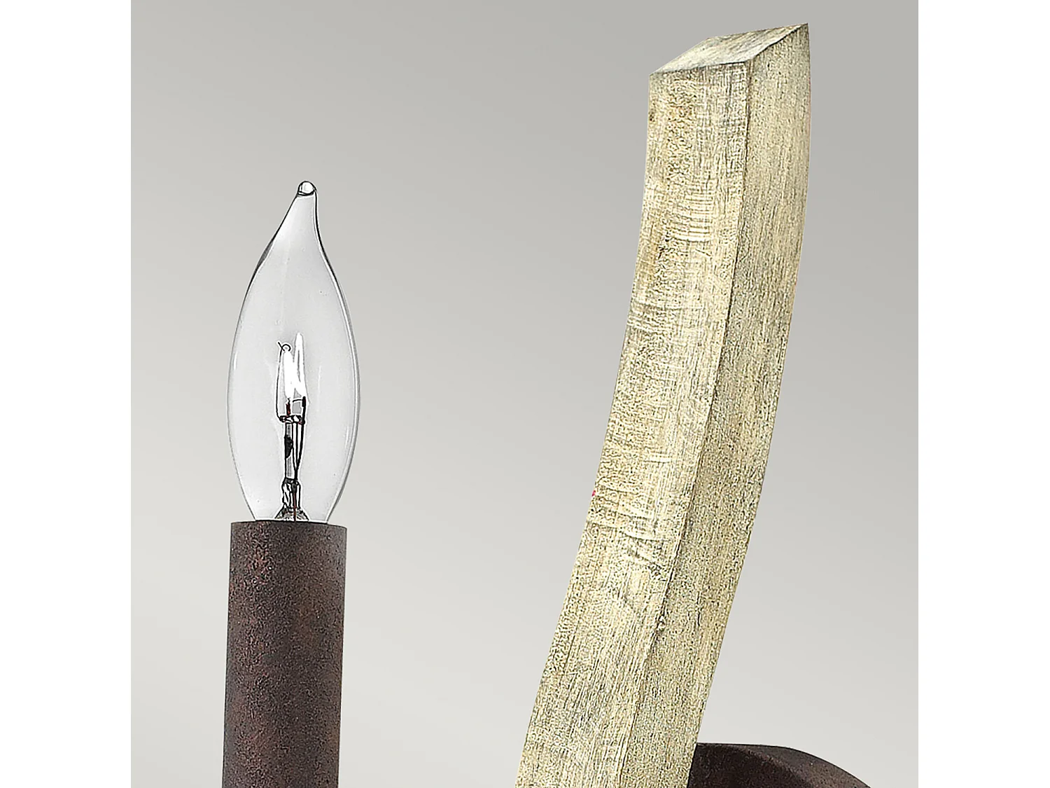 Elstead Middlefield - Applique da parete a 1 luce per interni in ferro ruggine, attacco E14