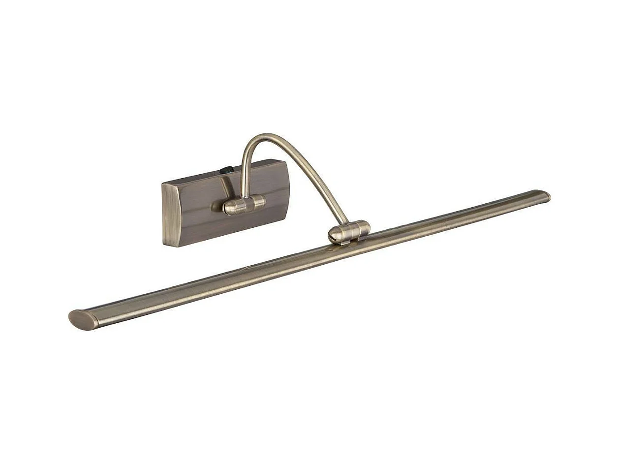 Searchlicht Picture lichts - LED Bild Wandleuchte Antik Messing