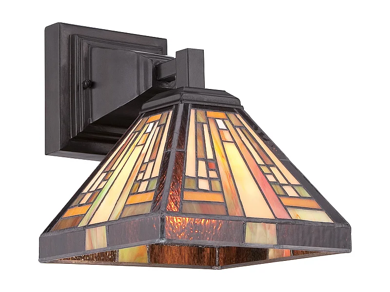 Elstead Stephen - 1 Licht Tiffany Licht Vintage Bronze, E27
