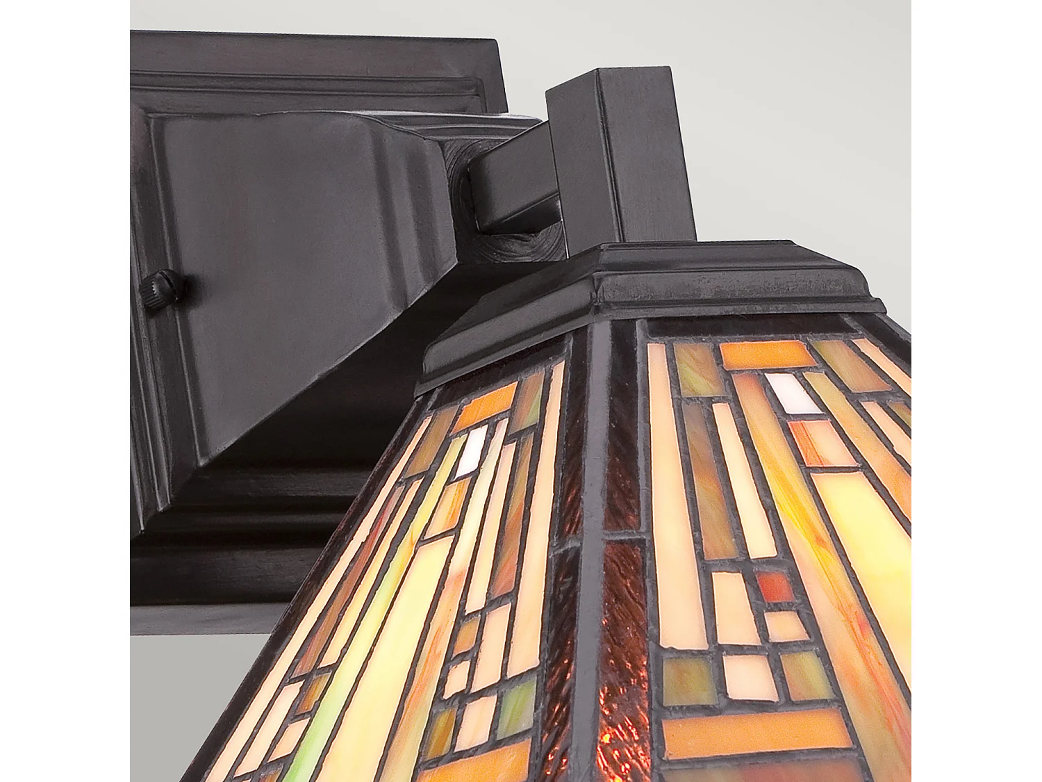 Elstead Stephen 1 Light Tiffany Light Vintage Bronze, E27