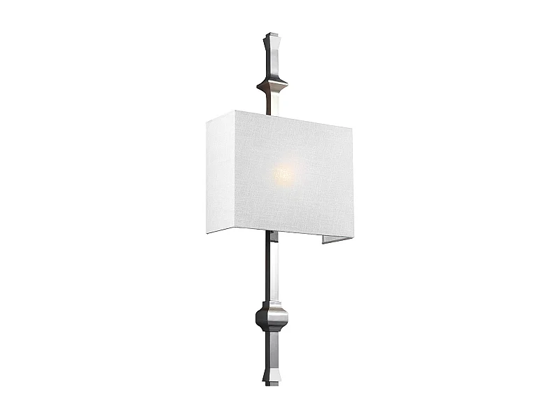 Elstead Teva - 1 Licht Innenwandleuchte aus poliertem Nickel, E27