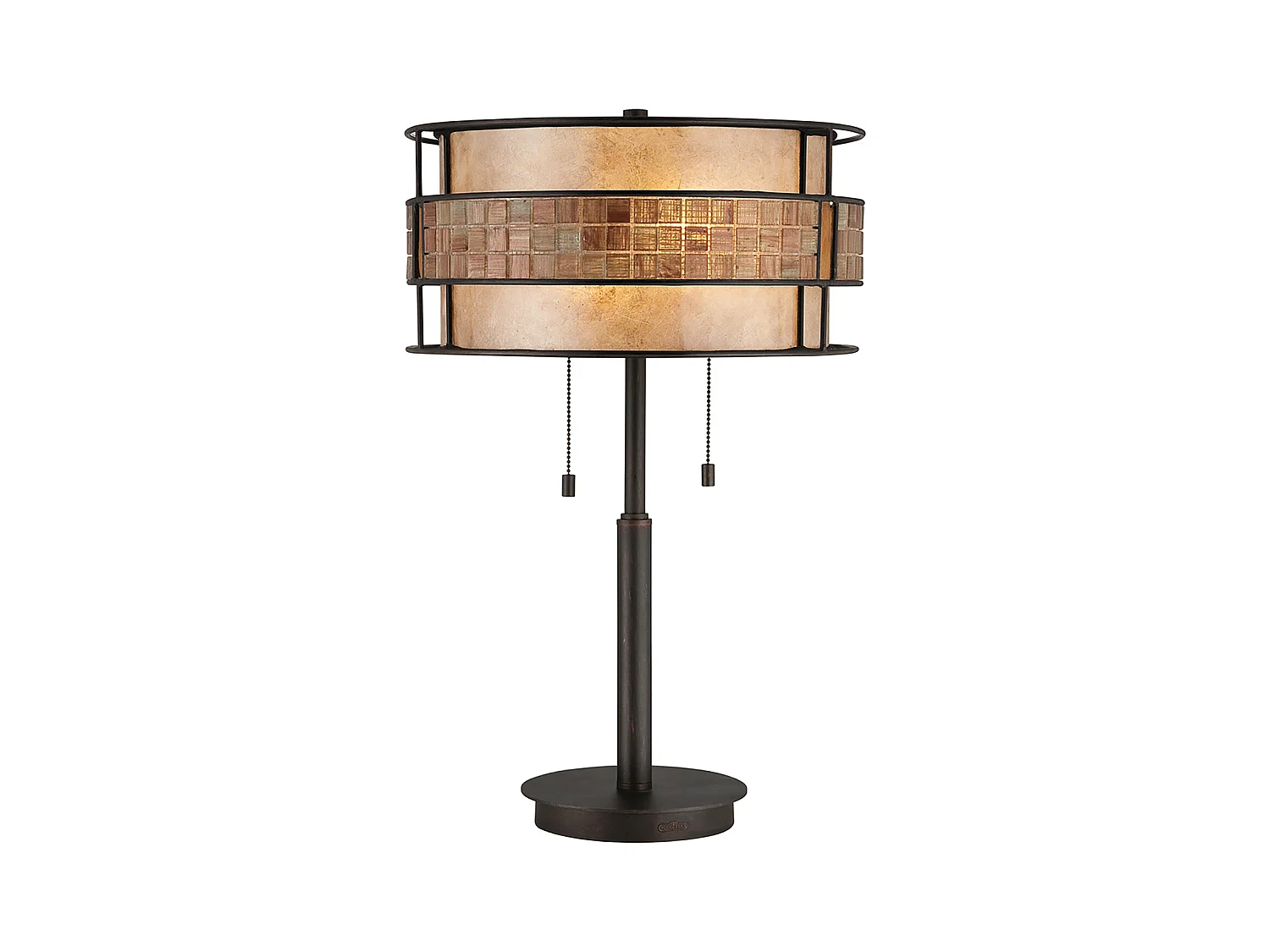 Elstead Laguna - Lampada da tavolo a 2 luci Renaissance Copper, E27
