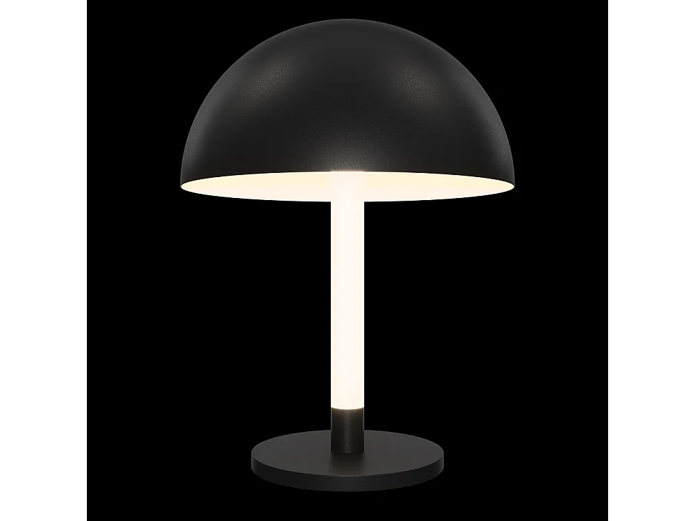 Maytoni Ray Tisch- und bodenintegrierte LED-Tischlampe Schwarz, 3000 K, Aluminiumschirm