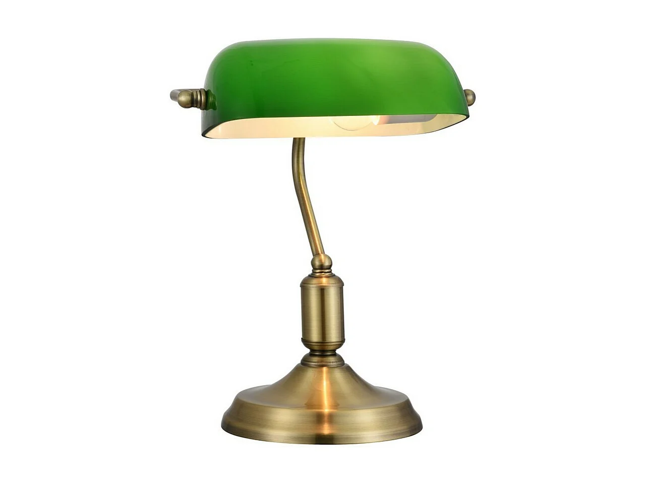 Kiwi Lámpara de Mesa Banker Latón, 1 Luz, E27