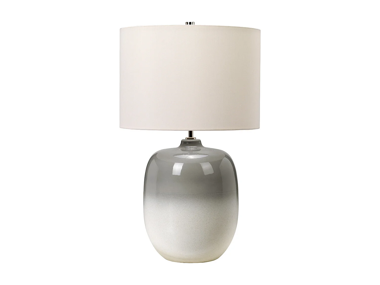 Chalk Farm Tischlampe aus Keramik mit Trommelschirm