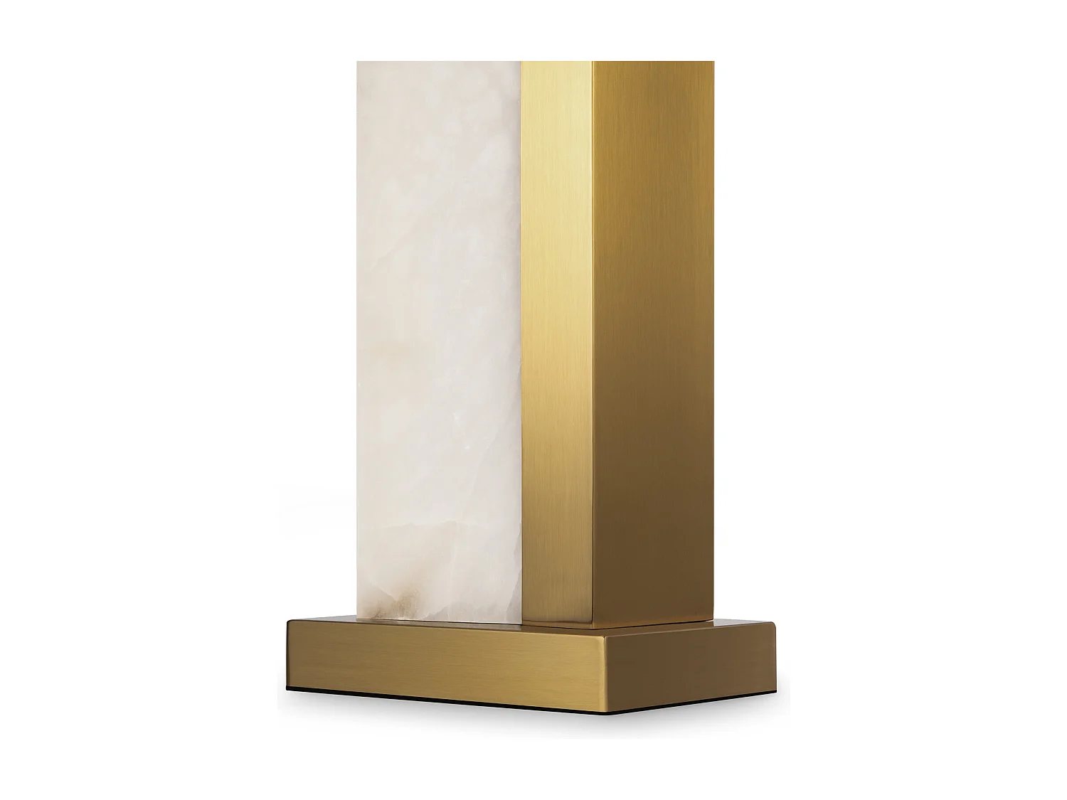 Maytoni Bianco Lampe de table moderne avec abat-jour laiton E27