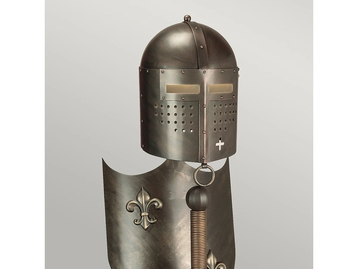 Elstead Crusader - Lampada da Tavolo Bronzo Brunito