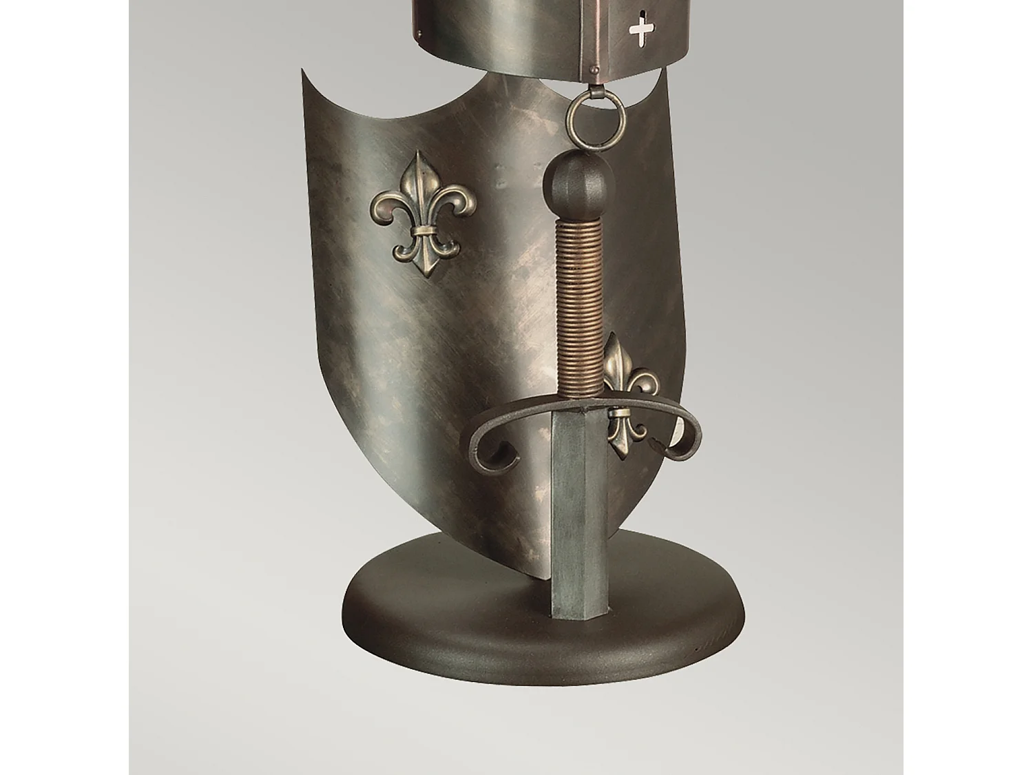 Elstead Crusader - Lampada da Tavolo Bronzo Brunito