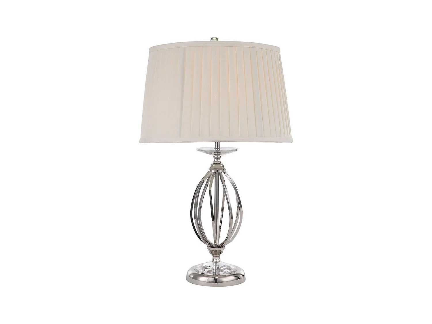 Elstead Aegean 1 ljus bordslampa polerad nickel, E27