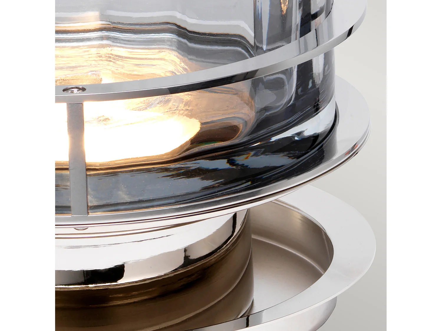 Arno Lampada da tavolo in metallo nichel lucido, vetro fumé