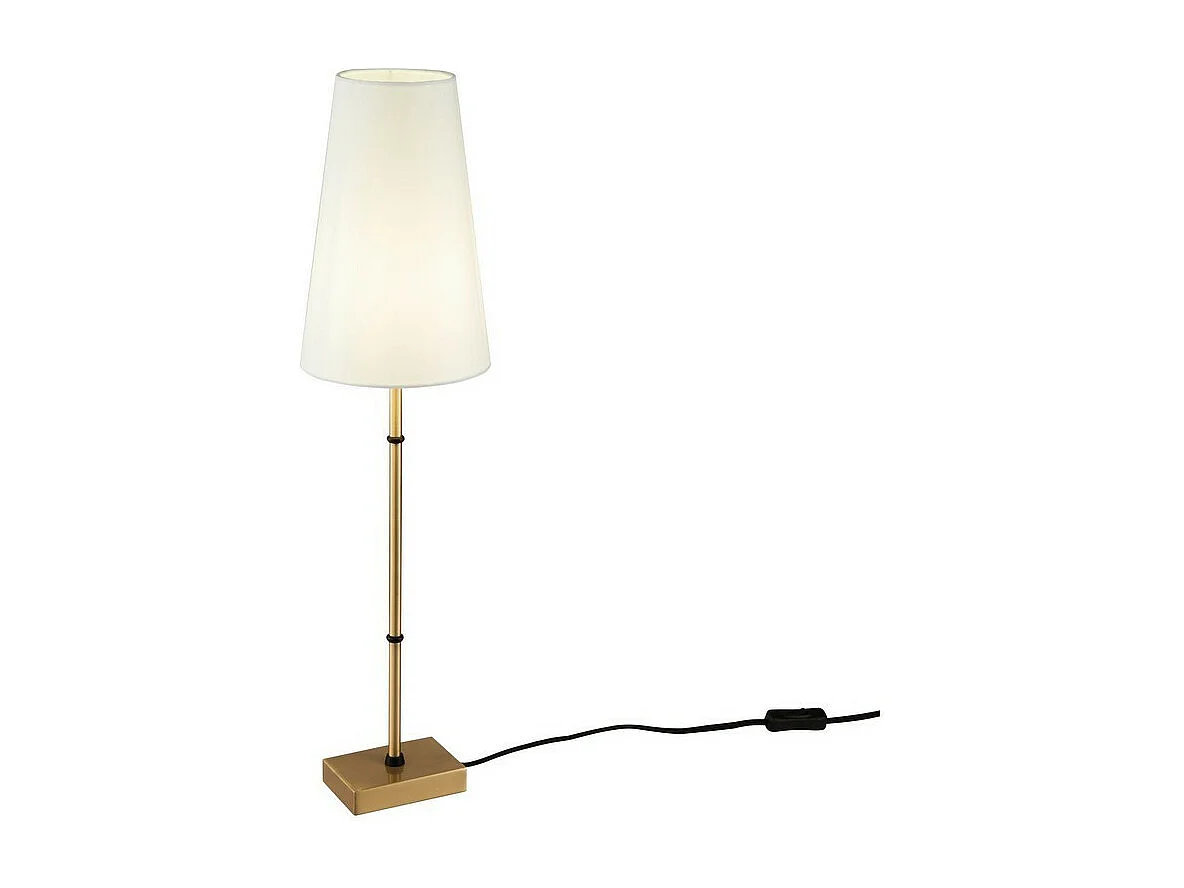 Zaragoza Lampe de table en laiton, 1 lumière, E14
