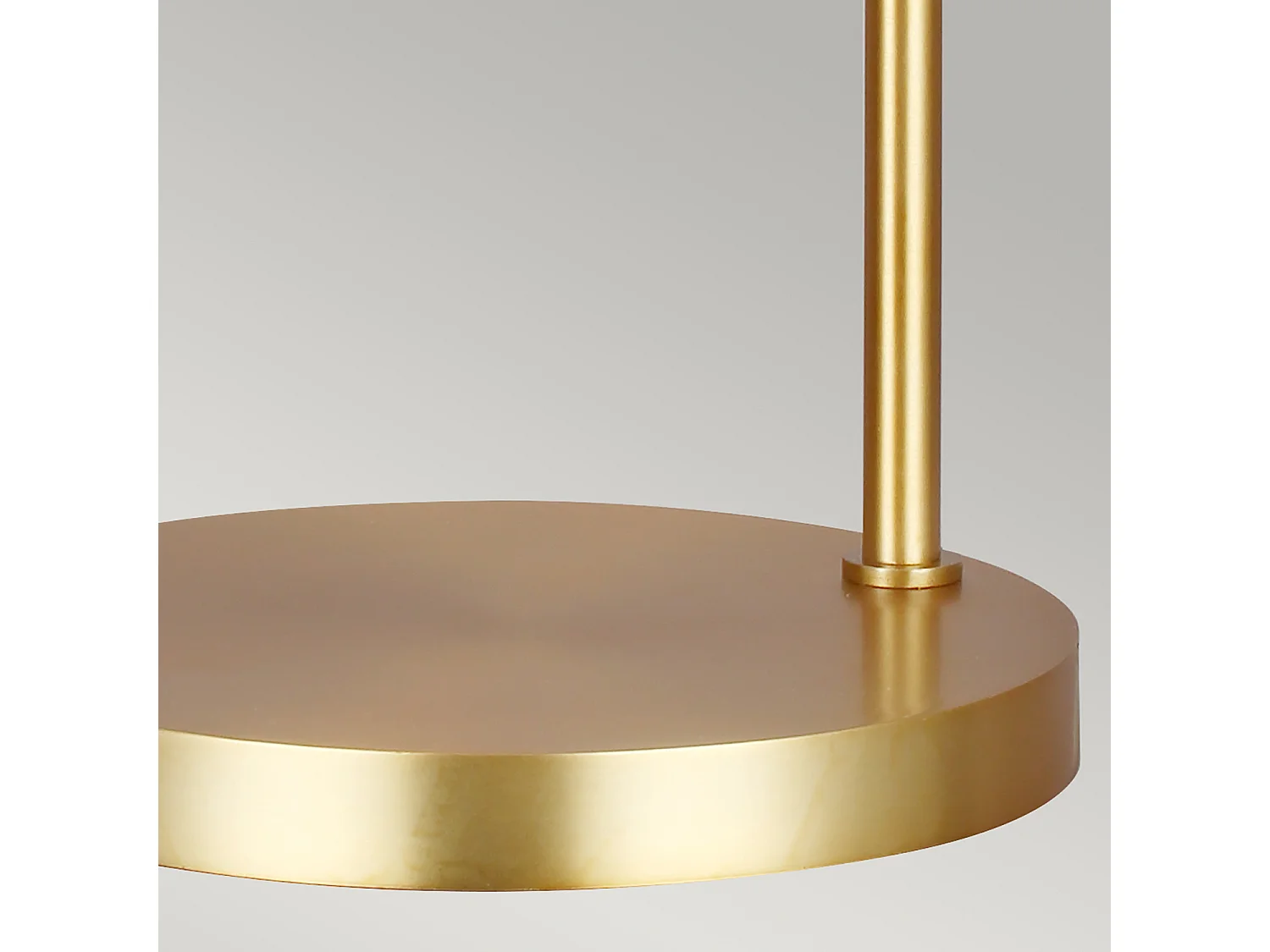 Lampada da tavolo Elstead Joan 1 luce, bianco opaco, bianco opaco, ottone brunito, attacco E27