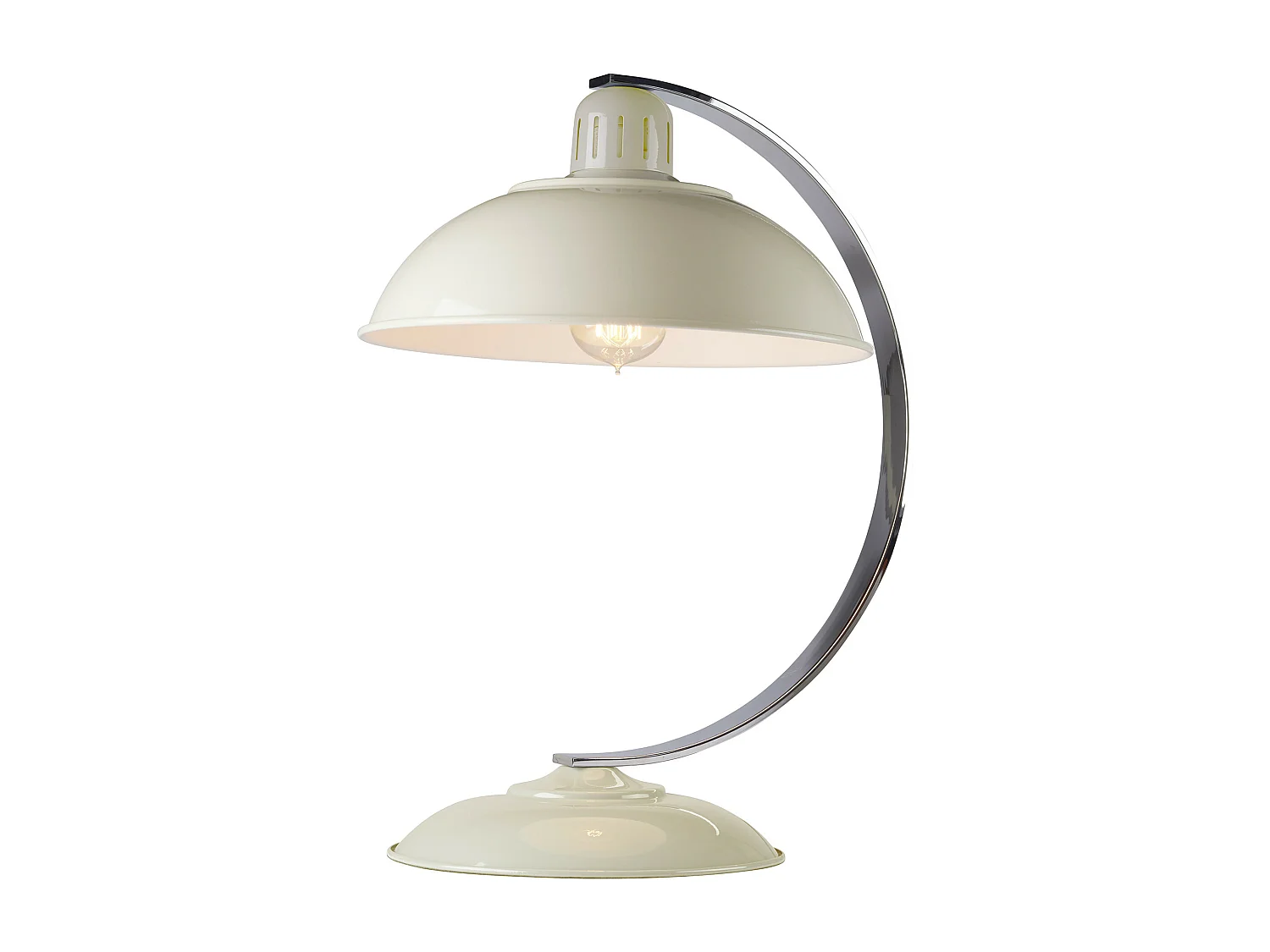 Elstead Franklin 1 ljus skrivbordslampa Oyster White, E27