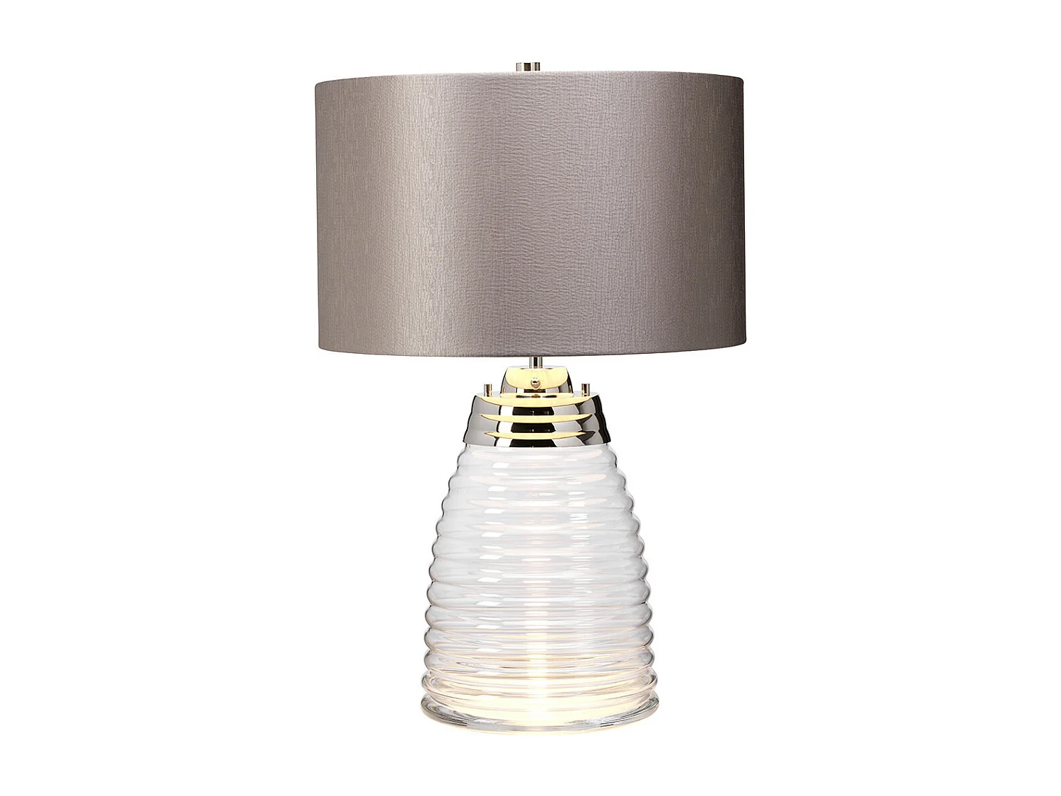 Milne Lampe de table Nickel poli
