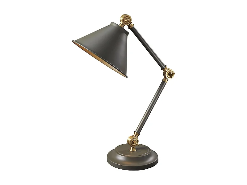 Elstead Provence Element - 1 Leuchttischlampe Grau, Messing, E27