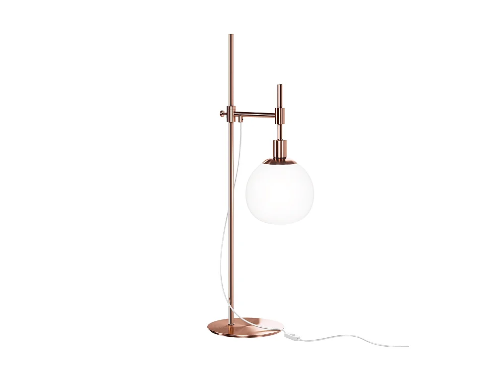 Erich Lampada da tavolo globo in ottone, 1 luce, E14