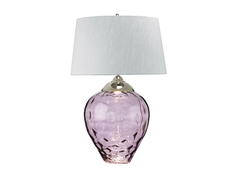 Samara Lampada da tavolo grande in vetro tinto prugna