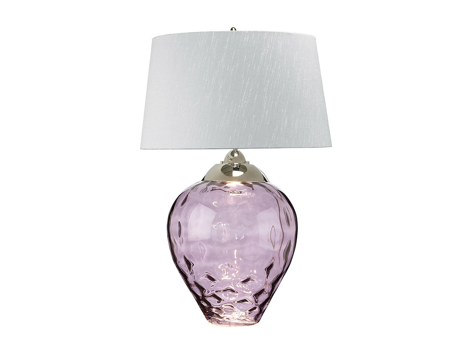 Samara Lampada da tavolo grande in vetro tinto prugna