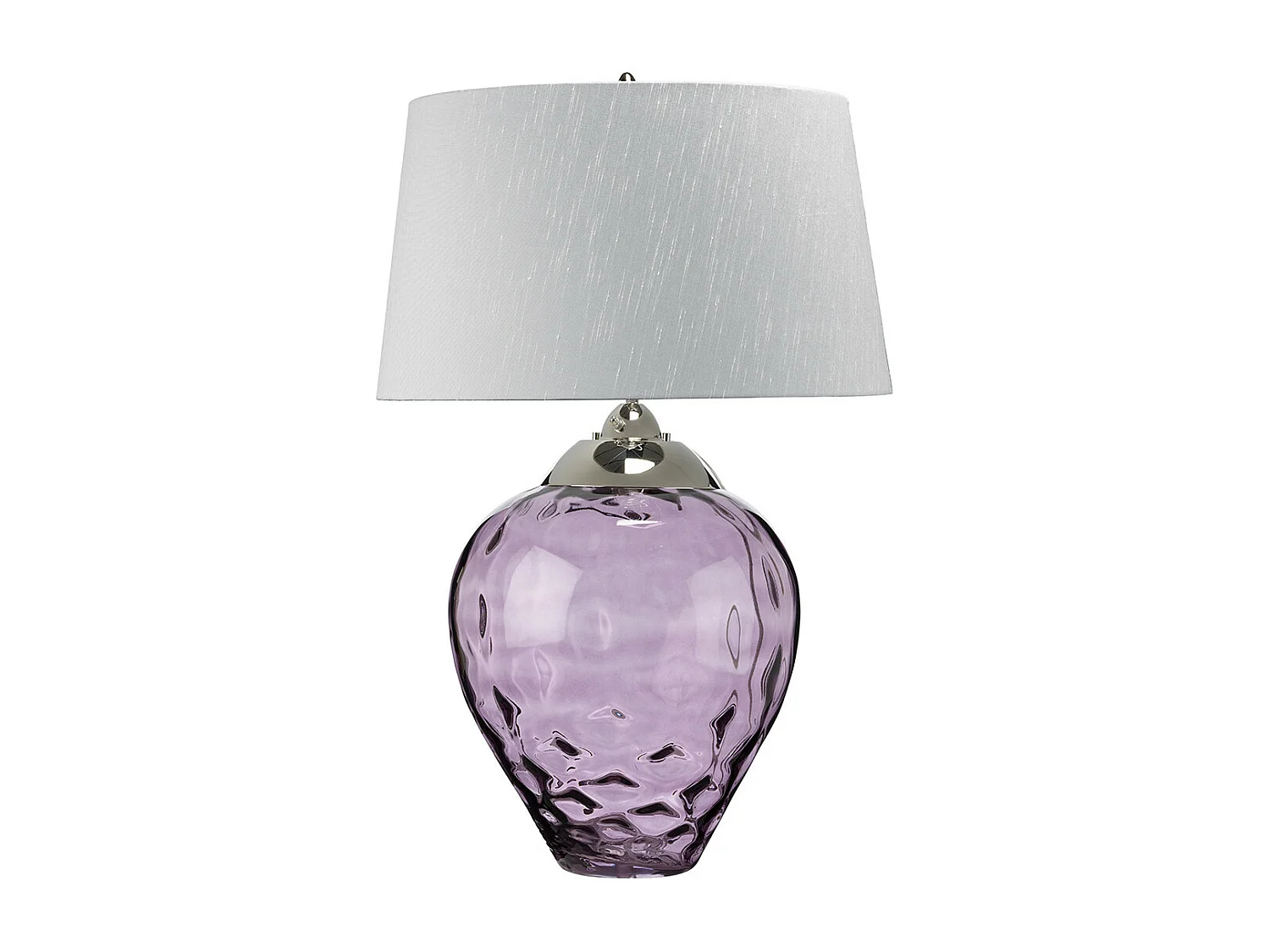 Samara Lampada da tavolo grande in vetro tinto prugna