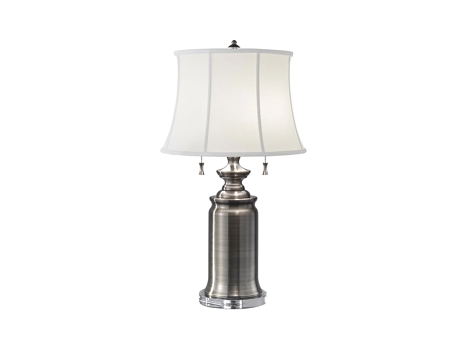 Elstead Stateroom 2 Ljus Bordslampa Antik Nickel, E27