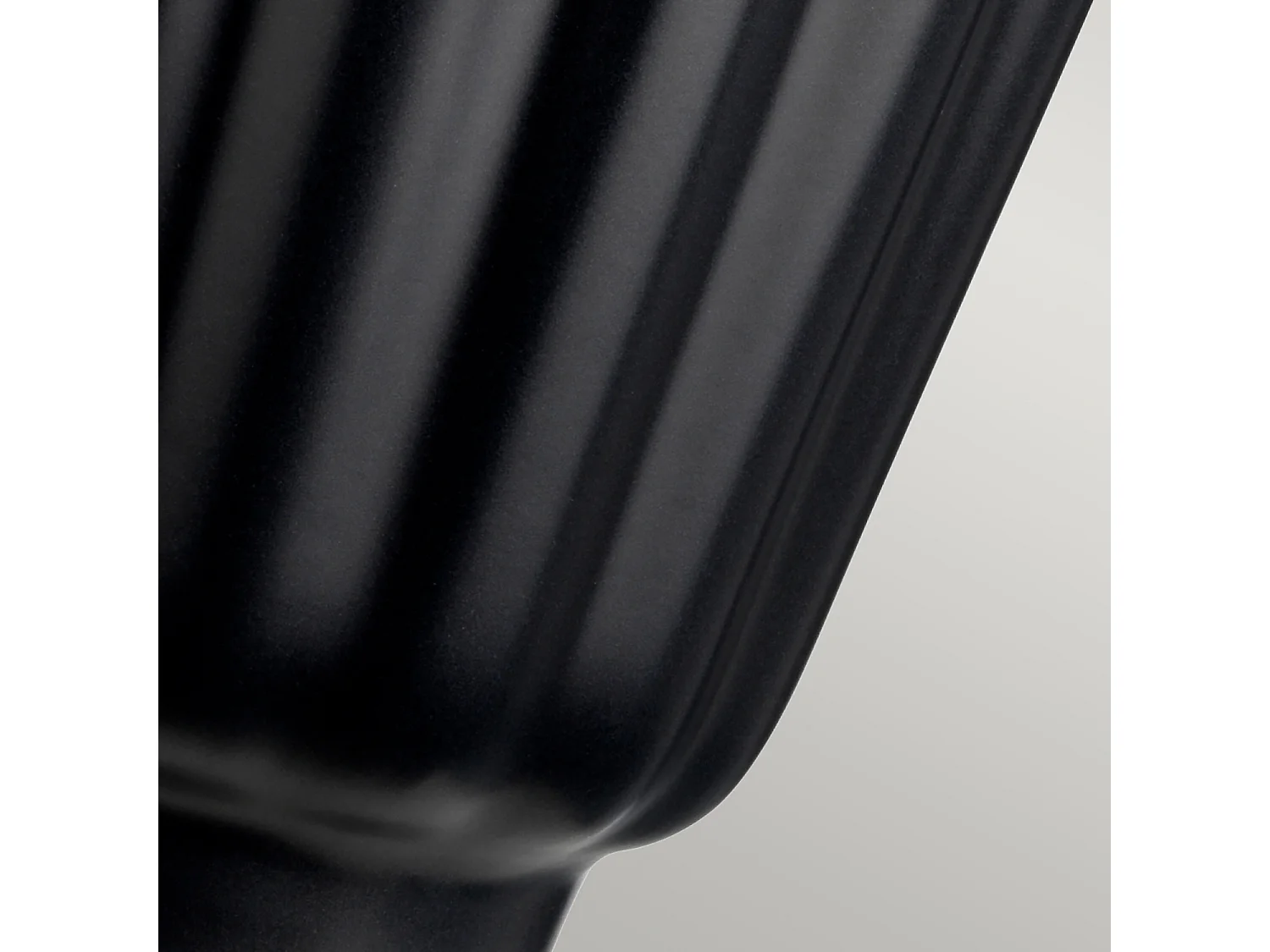 Bexley Lampada da tavolo a 1 luce nera, nichel lucido