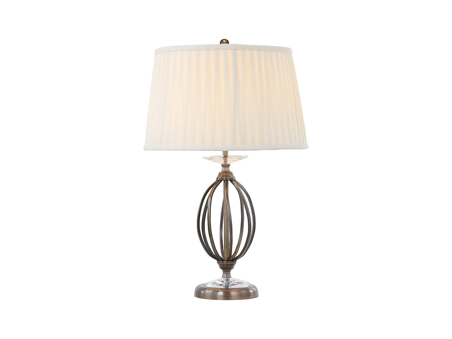 Elstead Aegean 1 ljus Bordslampa Åldrad mässing, E27