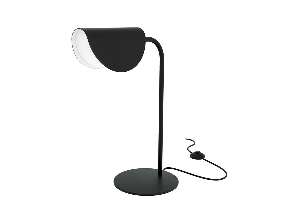 Maytoni Mollis Moderne Tischlampe Schwarz, Acrylschirm