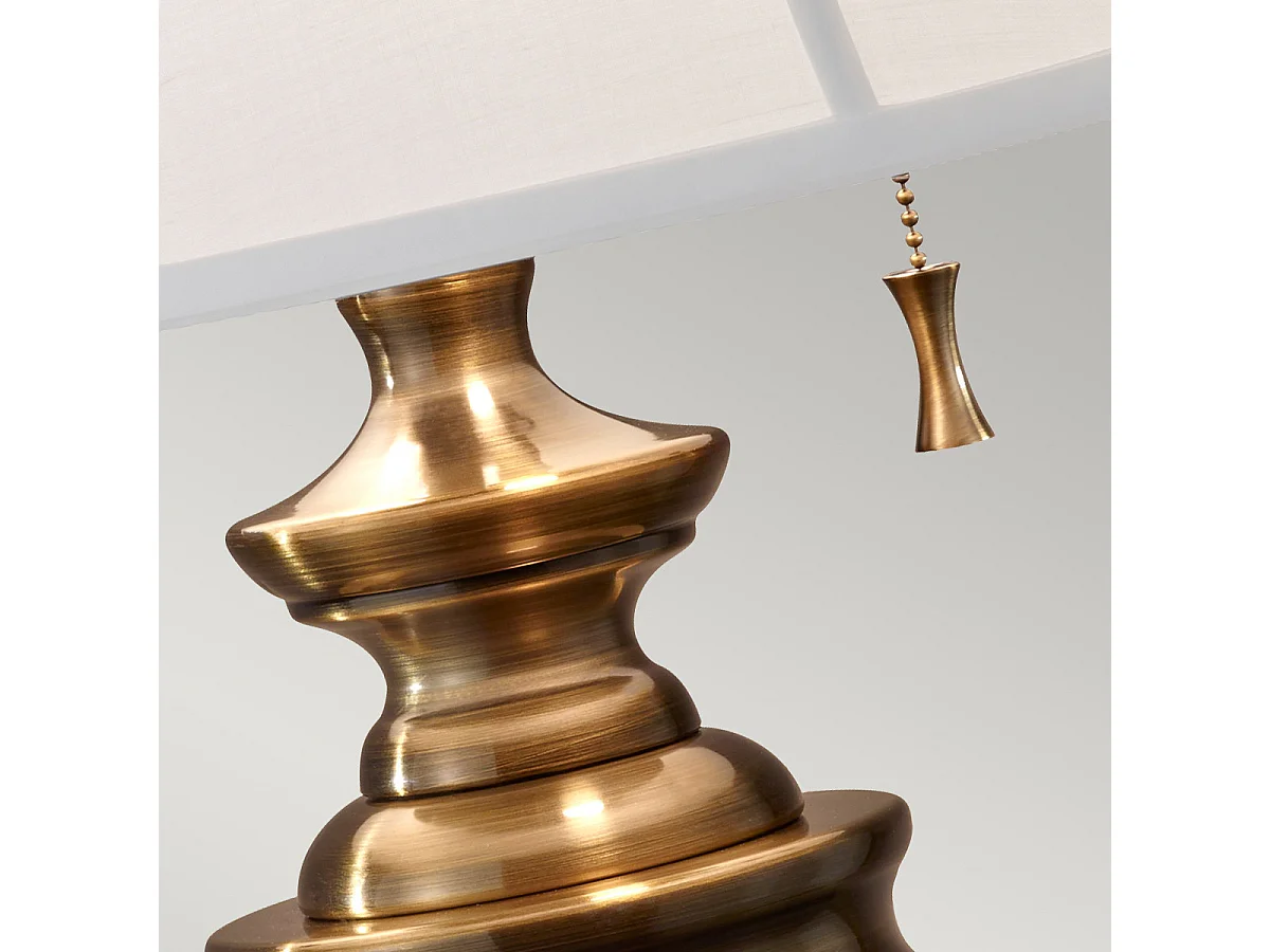 Elstead Stateroom - 2 Leuchttischlampe Messing, E27